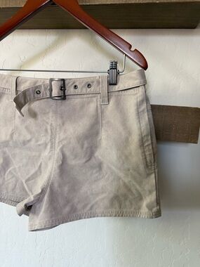 We the Free|High-Rise Belted Women’s Shorts in Light Taupe,faux suede•••Boho,31
